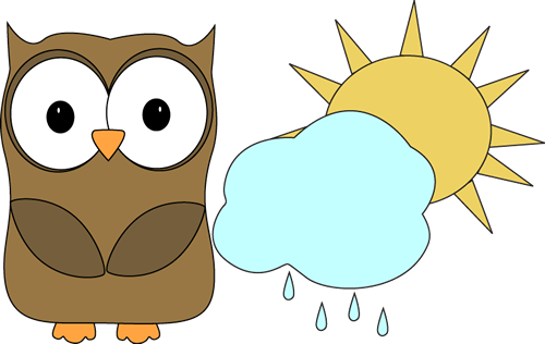 owl clipart weather