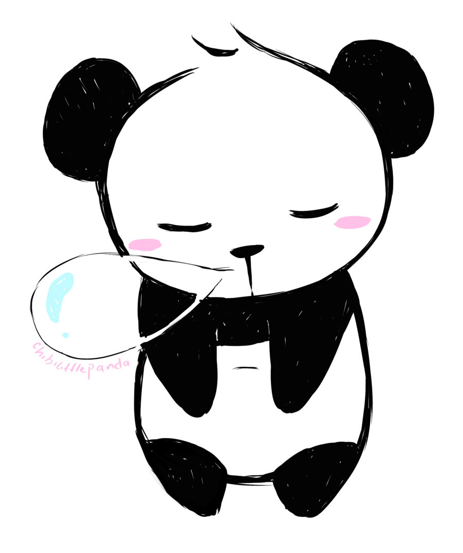 clipart panda chibi