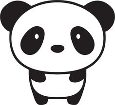 clipart panda chibi