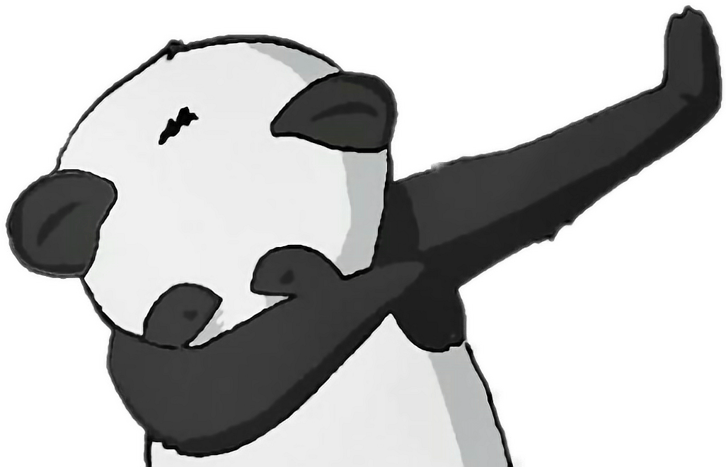 Dab transparent background . Clipart panda dabbing