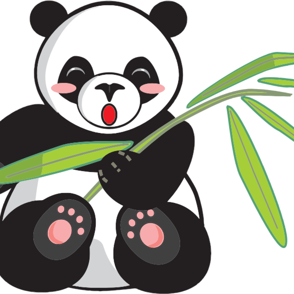 Clipart panda holding bamboo. Eyes hatenylo com free