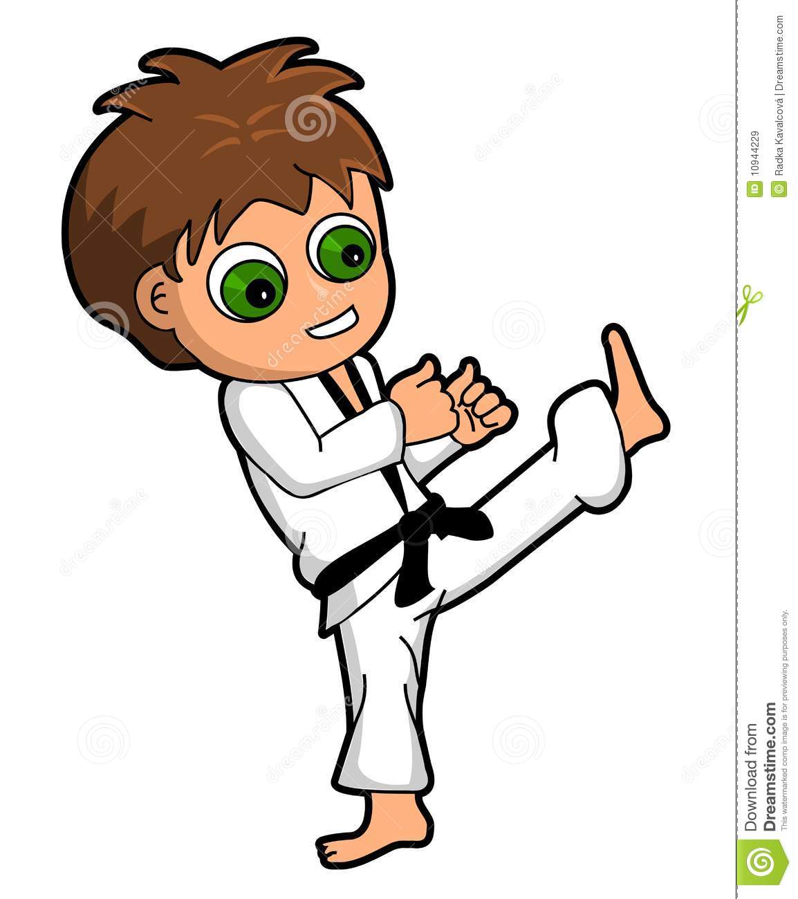 karate clipart karate child