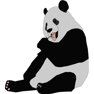 panda clipart endangered animal