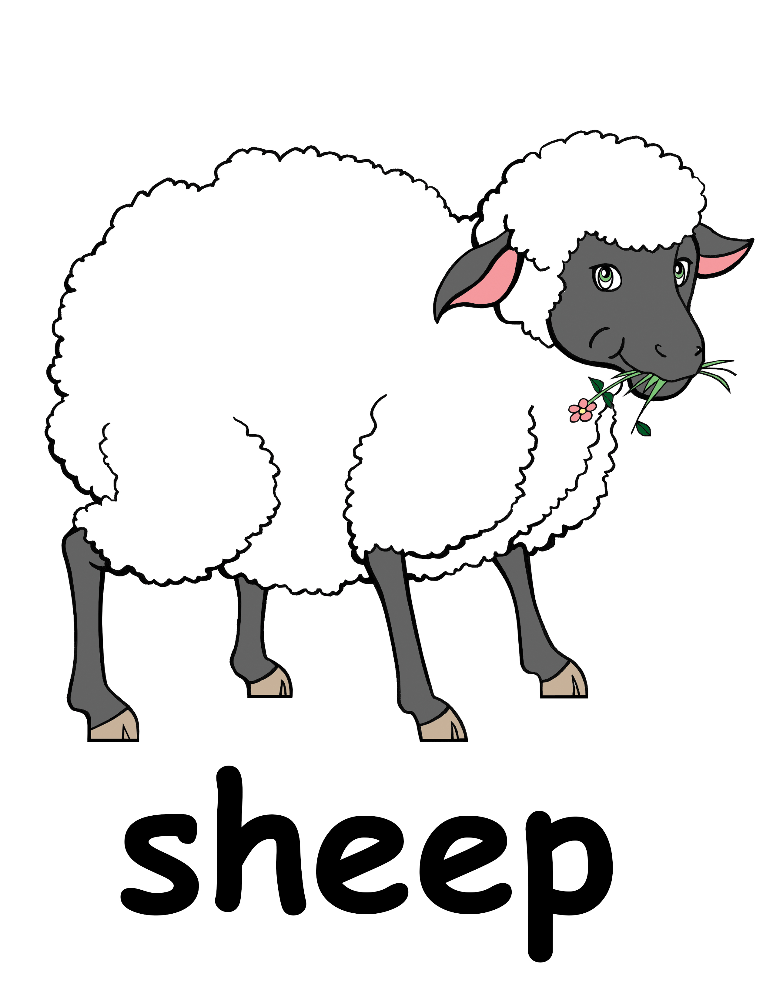 sheep clipart 2 sheep