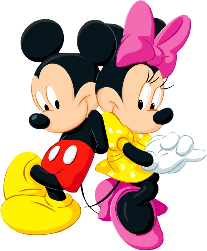 Clipart panda mickey mouse. And minnie free 