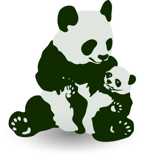 clipart panda panada