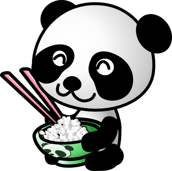How to avoid negative. Panda clipart china