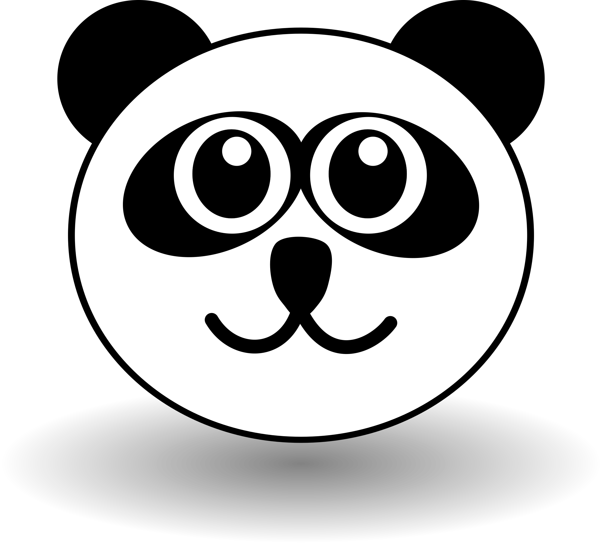 Clipart panda panda head.  collection of face