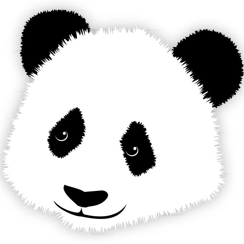 And child free clip. Clipart panda panda head