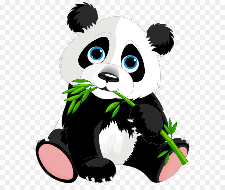 clipart panda transparent background