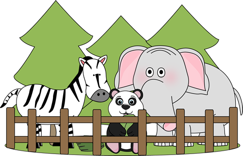 clipart panda zoo