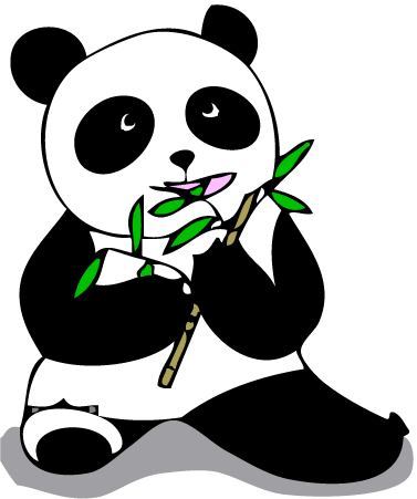 china clipart panda