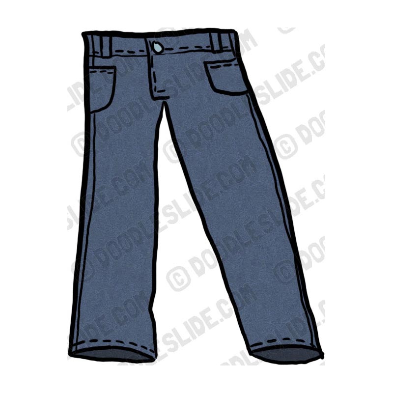 pants clipart blue jean