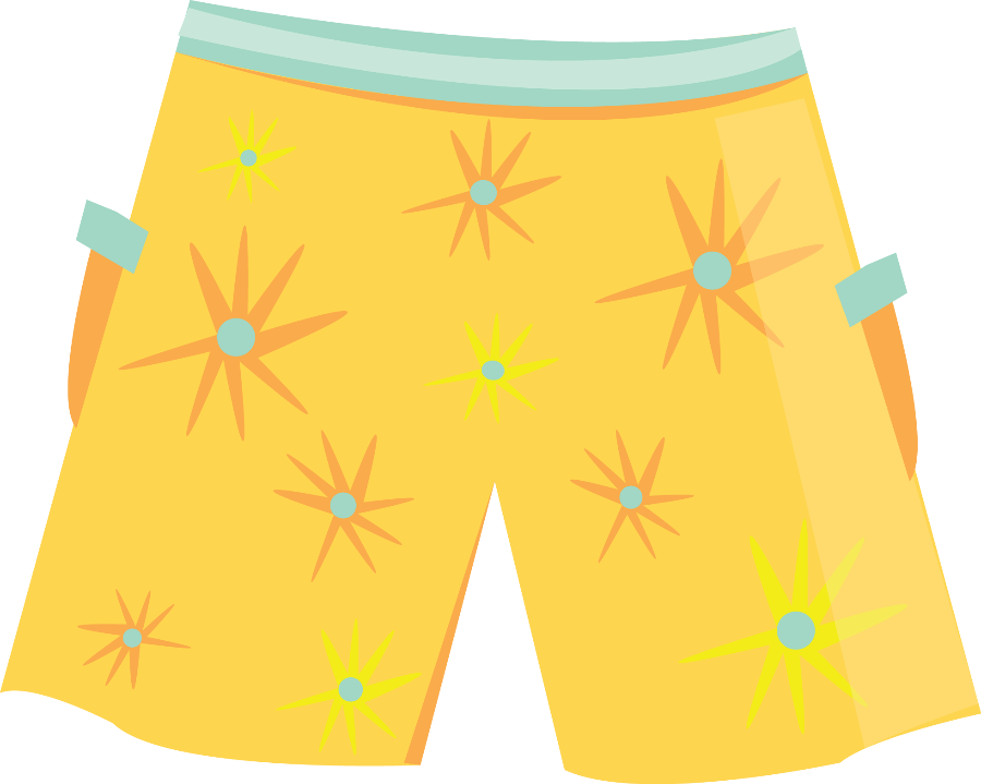 clipart pants beach shorts