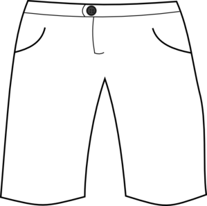 clipart pants blank