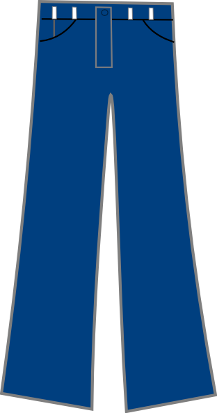 pants clipart blue jean