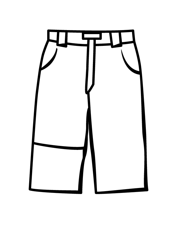 pocket clipart shorts