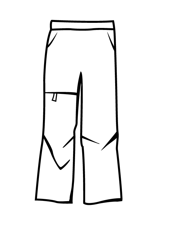 Рисунок штанов