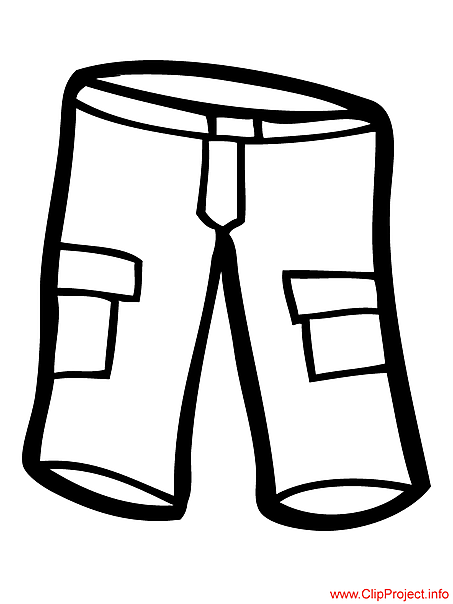 pants clipart coloring page