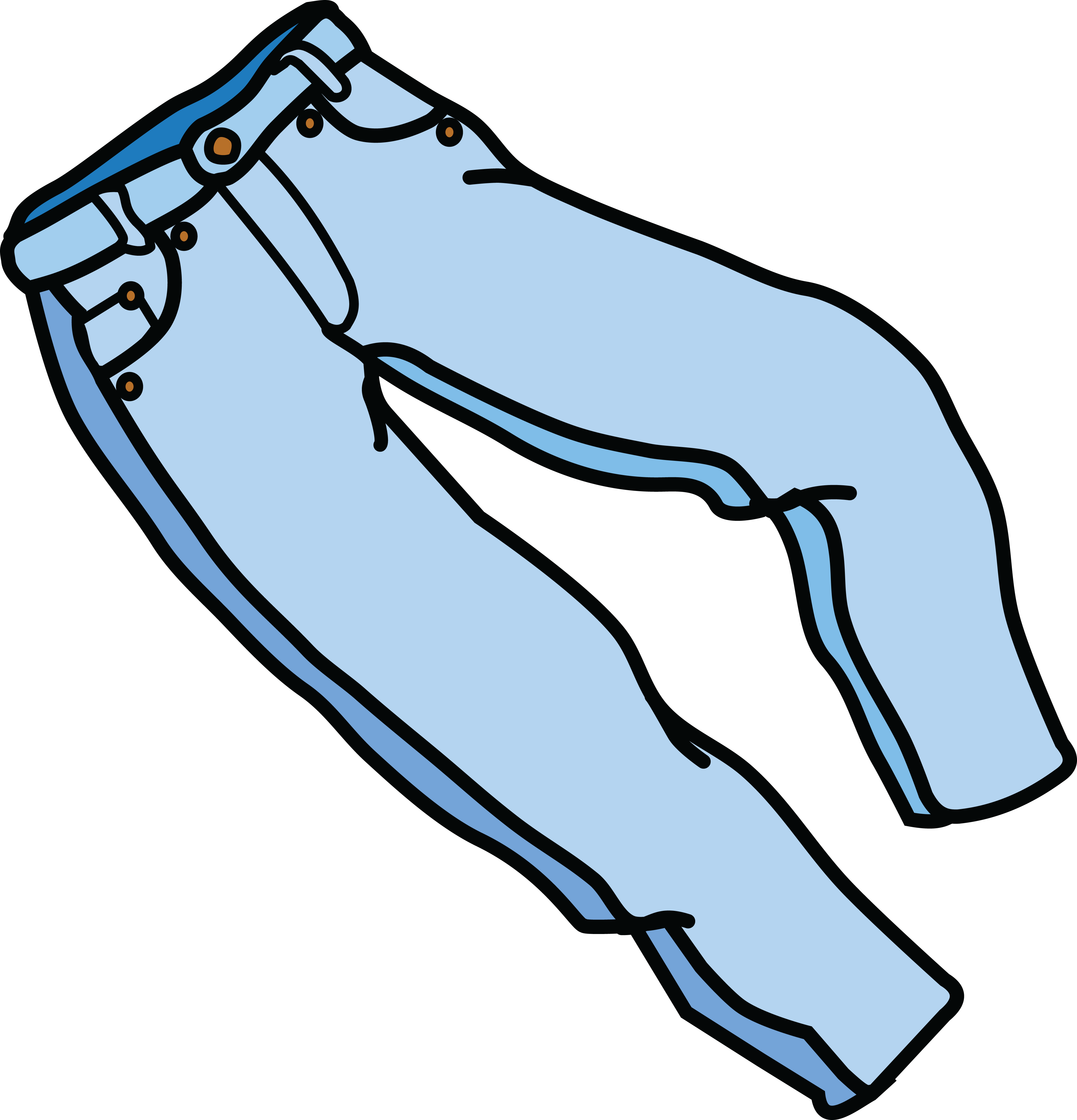 Jeans clipart work announcement. Free for download on