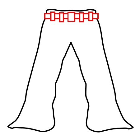 clipart pants drawn
