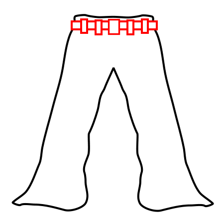 Drawing cartoon . Clipart pants drawn
