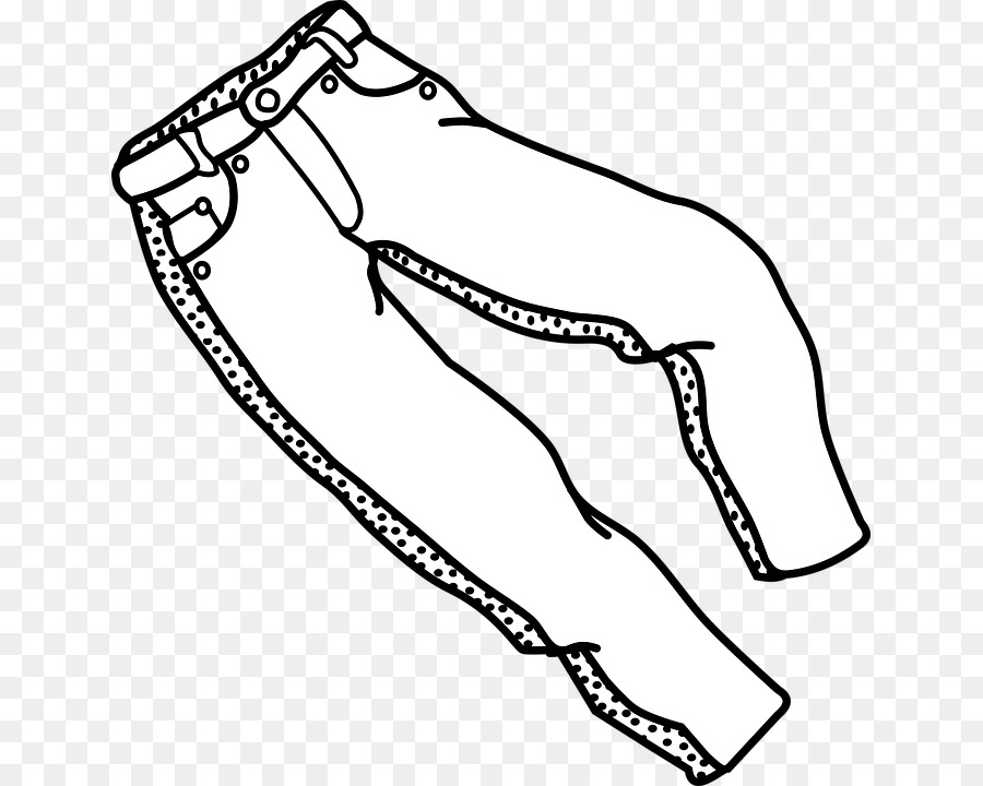 clipart pants line art