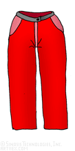 clipart pants red pants