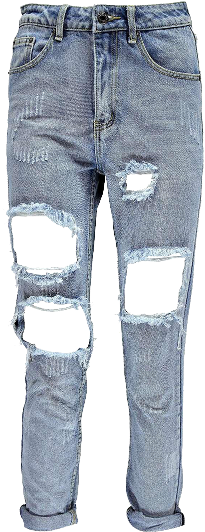 Unisex rip jeans denim. Clipart pants ripped pants