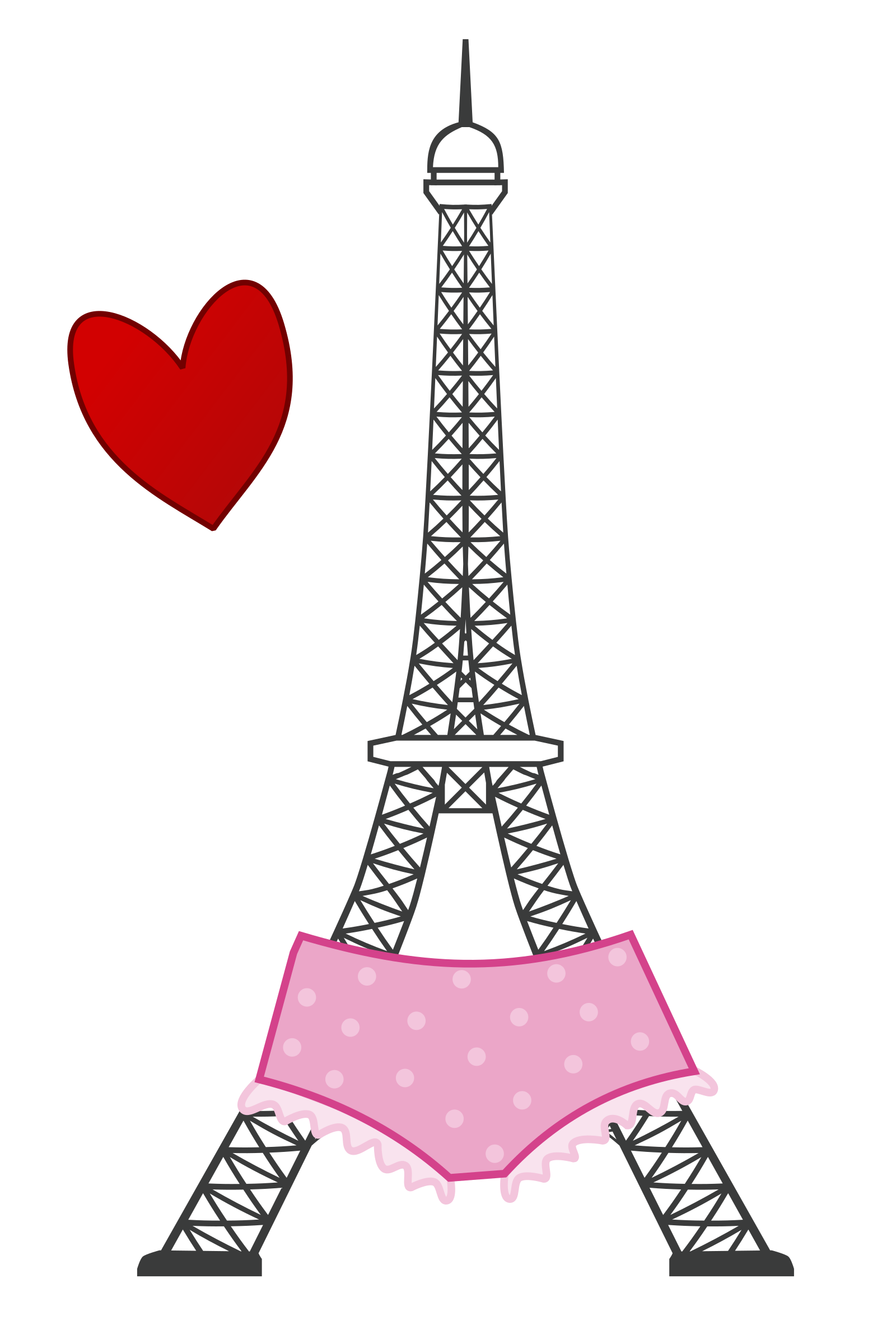 tower clipart pink