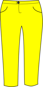 pants clipart yellow pants