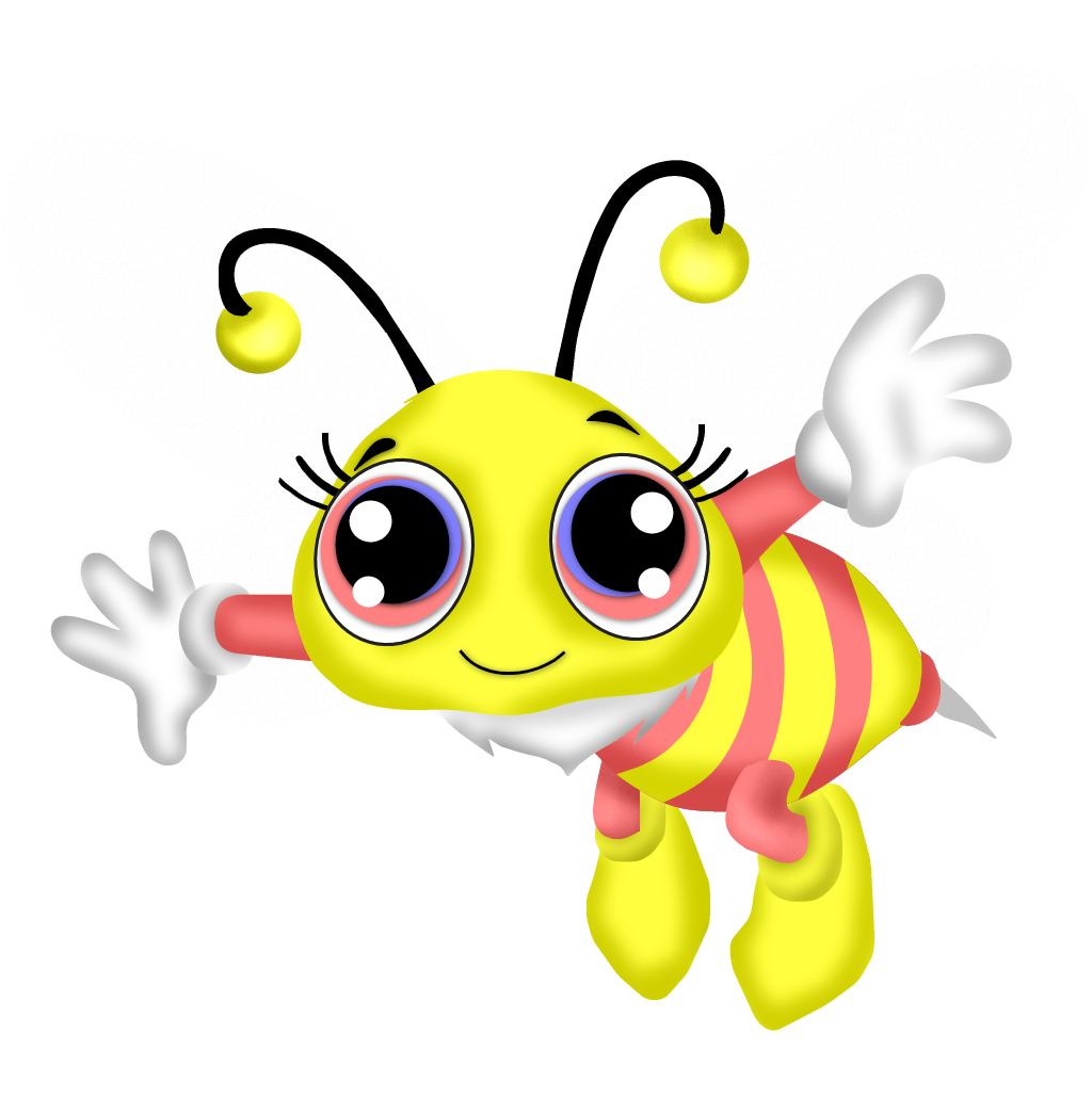 clipart paper bee
