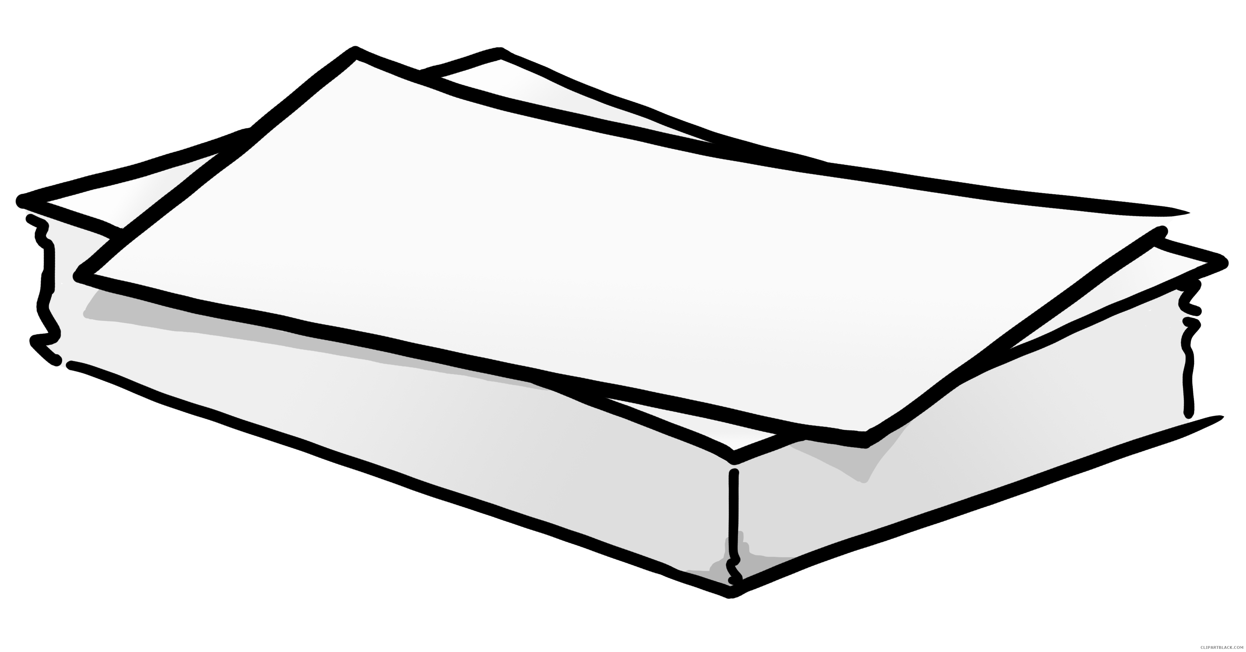 Stack of clipartblack com. Paper clipart black and white