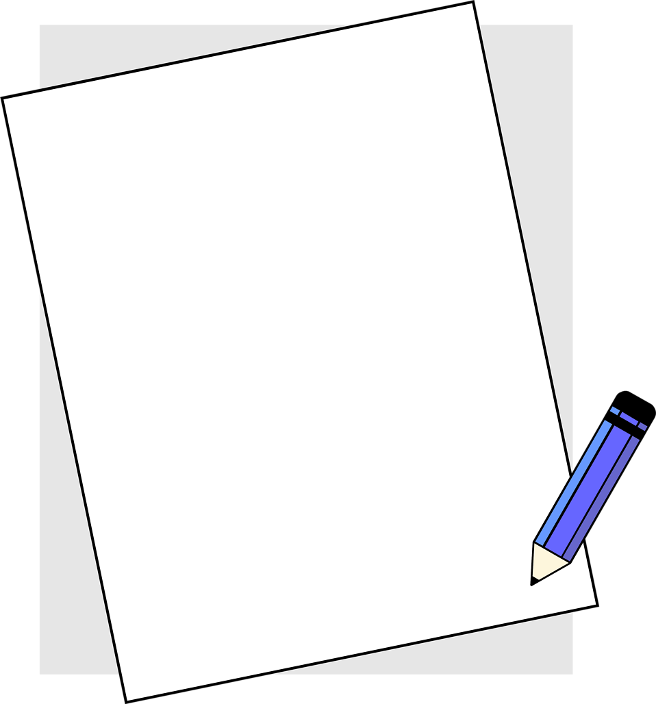 clipart paper blank paper