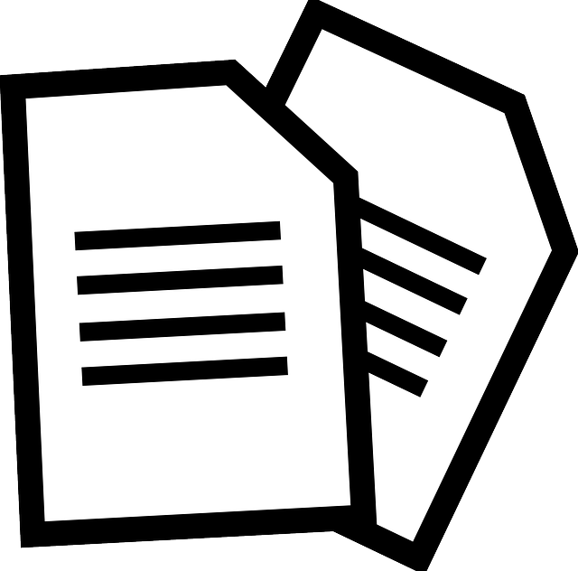 clipart paper document