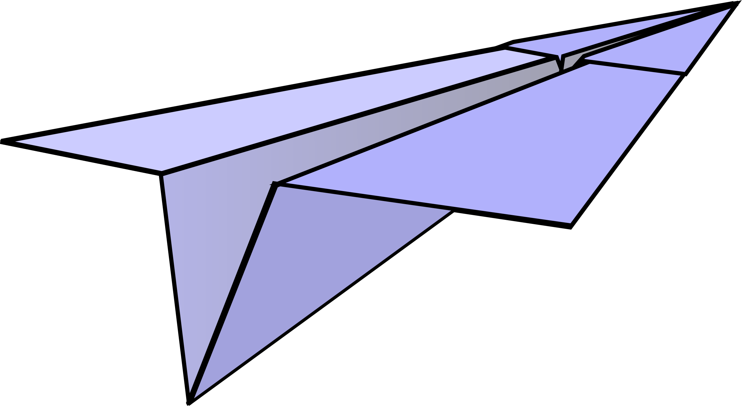 clipart paper jet
