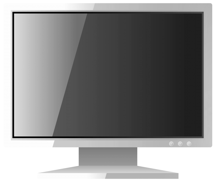 clipart paper monitor