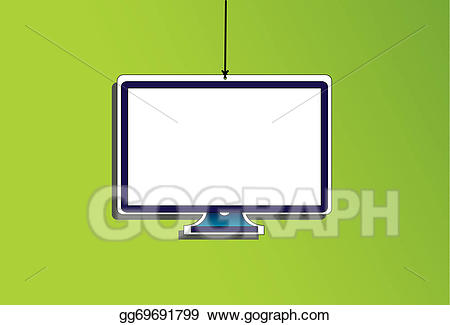 clipart paper monitor