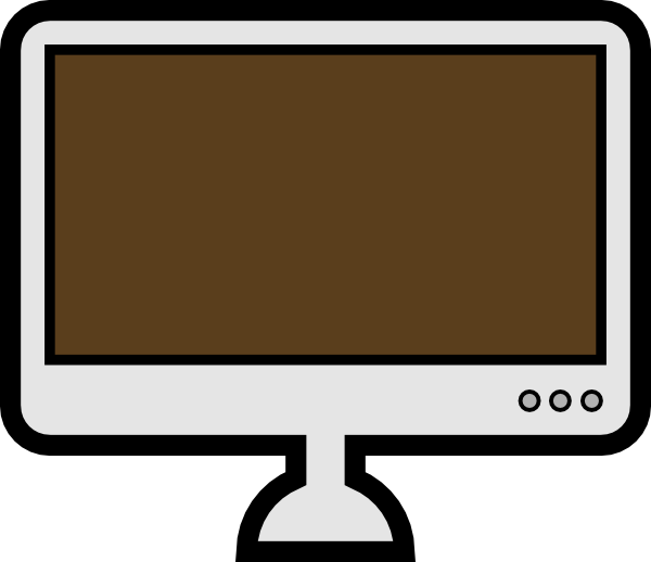 paper clipart monitor