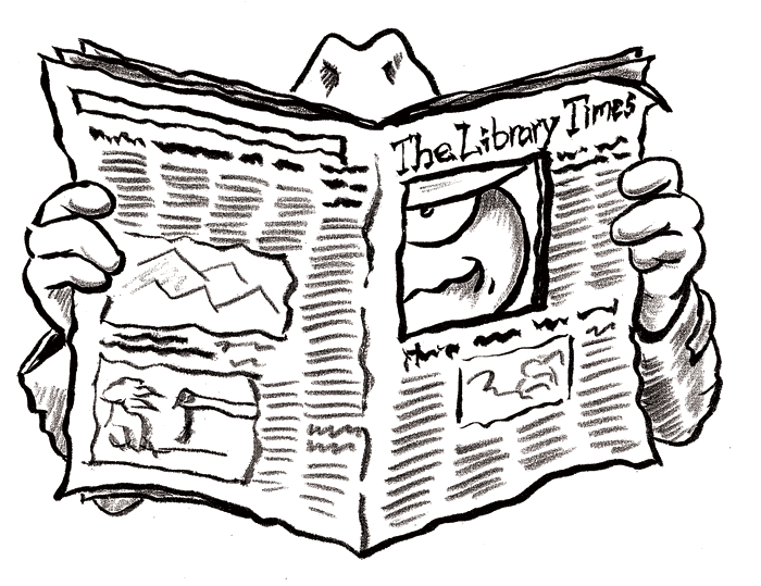 library clipart drawing