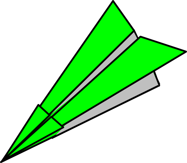 Green plane clip art. Trail clipart paper airplane