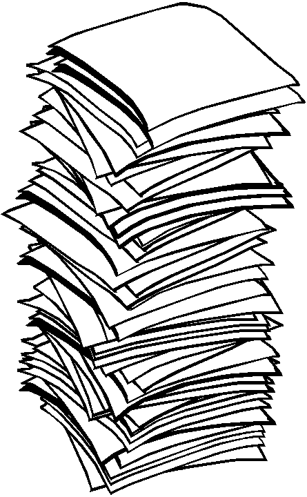 Clipart paper paper pile. Stack of free download