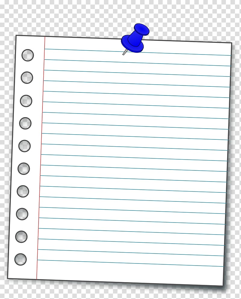 Clipart paper ruled paper. Notebook loose leaf graph