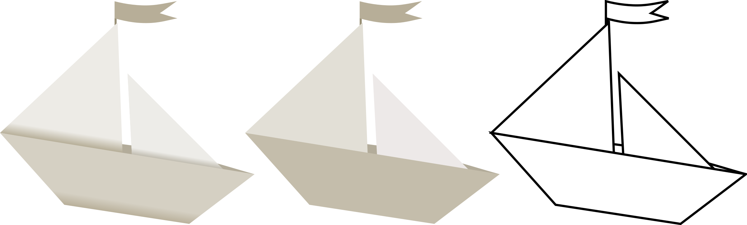 clipart paper sailboat