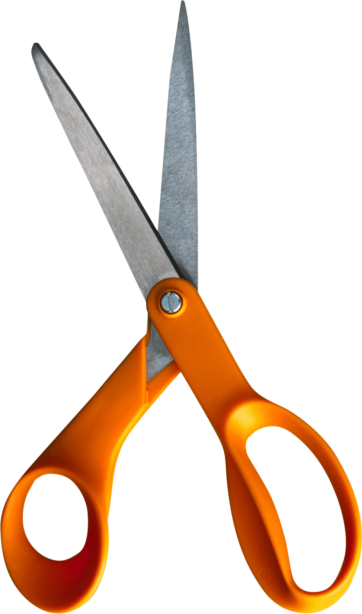 Clipart scissors transparent background. Orange paper png stickpng