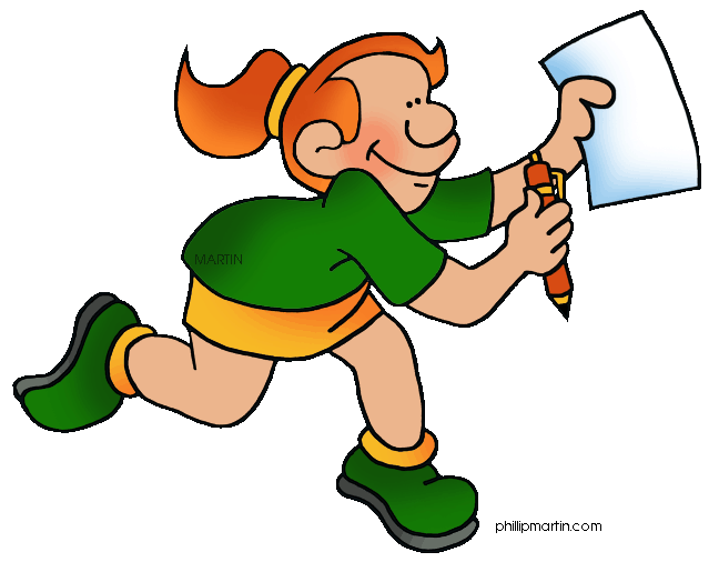 Students clip art pictures. Writer clipart journalist