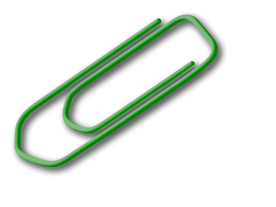 paperclip clipart short object
