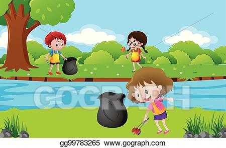 park clipart cleaning