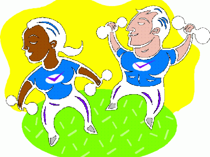 happy clipart exercise