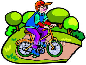 clipart park kid ride